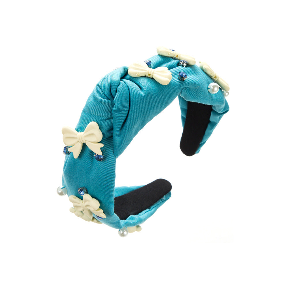 Wholesale Fabric Bow Valentine's Day Headbands